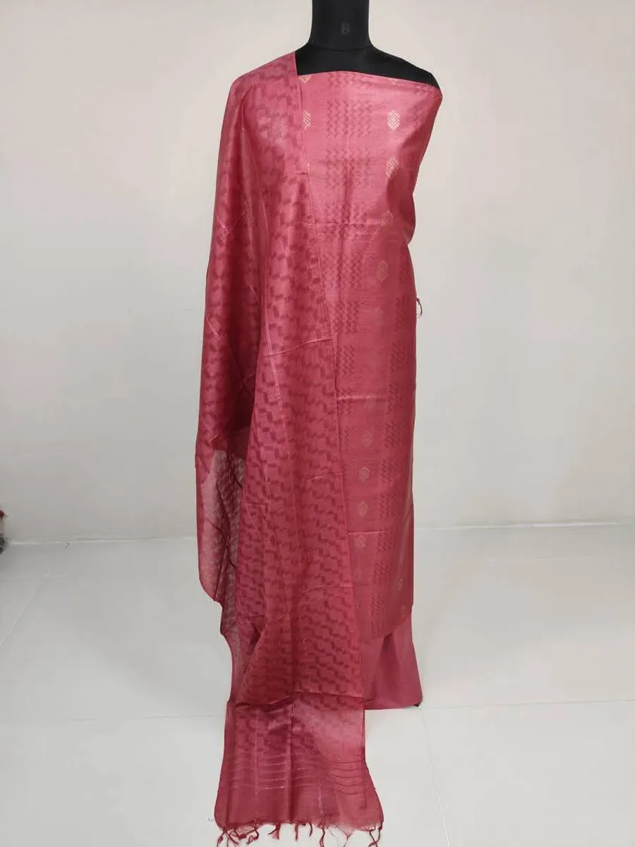 Beautifully Crafted Semi Tusser Bhagalpuri Suits Collection – Elegance in Every Thread